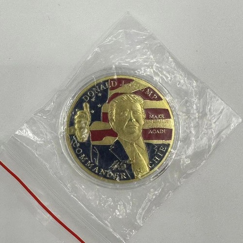 USA 45th President Challenge Coin - 2017 Inauguration Gift - Trump Coin - Picture 8 of 9