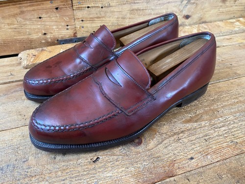 Crockett and Jones Boston Chesnut Penny Leder Halbschuhe UK 8 G US 9 - Bild 6 von 17