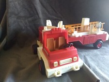 Vintage Fisher-Price Husky Helper Fire Truck 1978 Made in USA #319