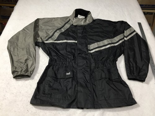 Tour Master Jacket Mens L 44 Black Gray Zipper Long Sleeve Pockets - Picture 1 of 15