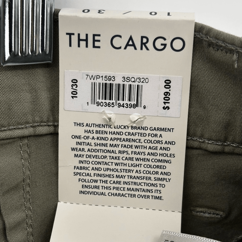 Lucky Brand The Cargo Cropped Pants Green Size 10/30 NWT - Picture 7 of 13