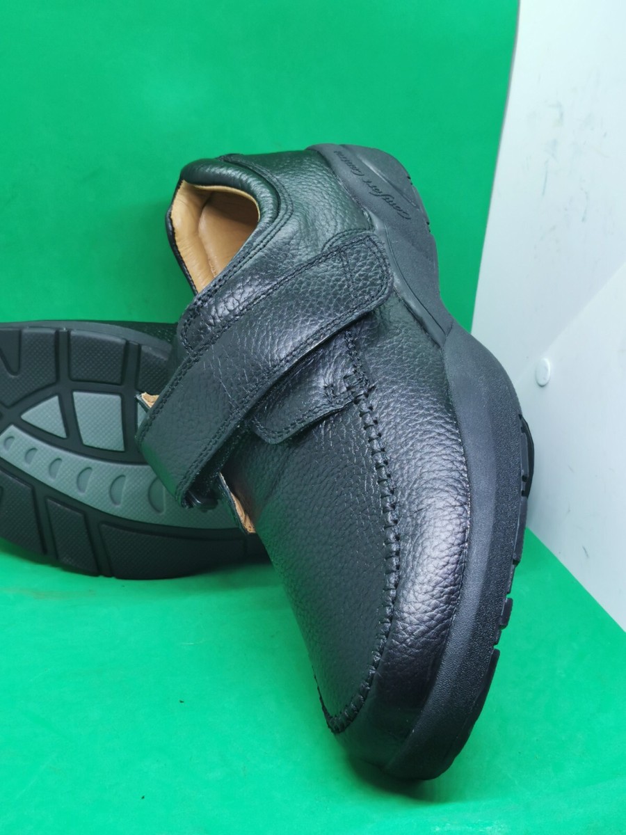 Dr. Comfort Scott Mens Orthopedic Diabetic Strap Black Shoes  display picture 3