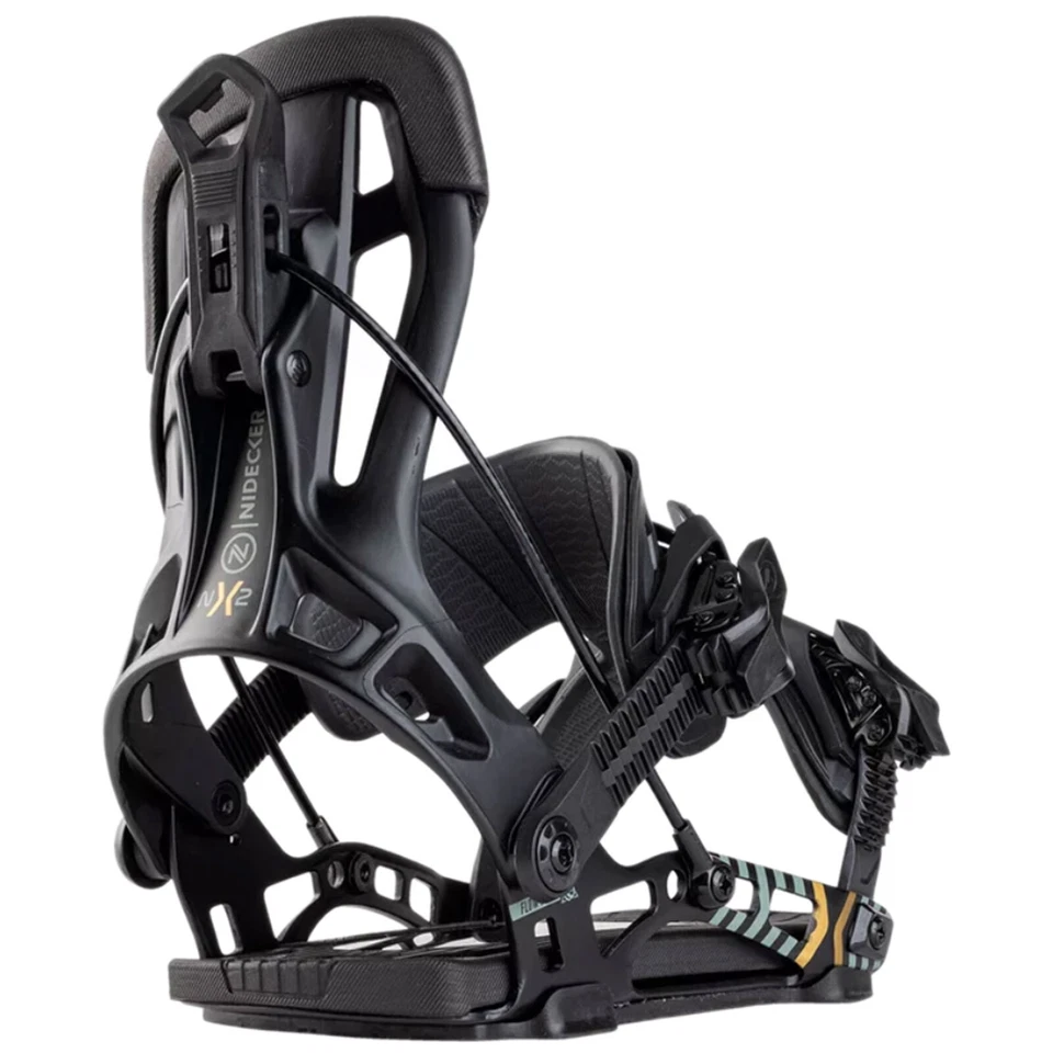 Nidecker Flow NX2 Fusion Herren Snowboardbindung Heckeinsteiger Black 2026 NEU