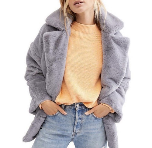 free people faux fur coat | eBay