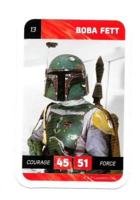 Leclerc Star Wars Karte ''Han Solo'' Nr. 13 - Boba Feet (2018)