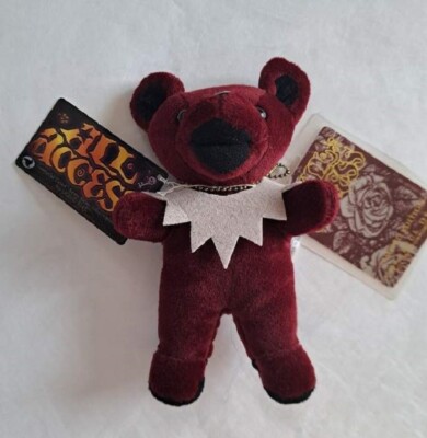 ぬいぐるみ GRATEFUL DEAD BEAR All Access Grateful Dead Bean Bear All Access Liquid Blue 1999 Limited