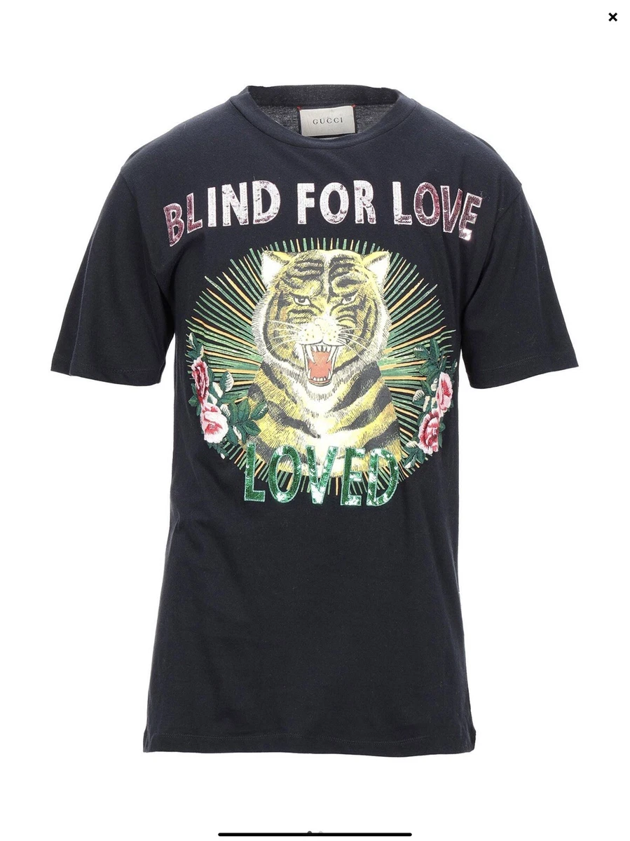 Gucci Blind For Love / Tiger / UFO / Sequins / T-shirt / Top