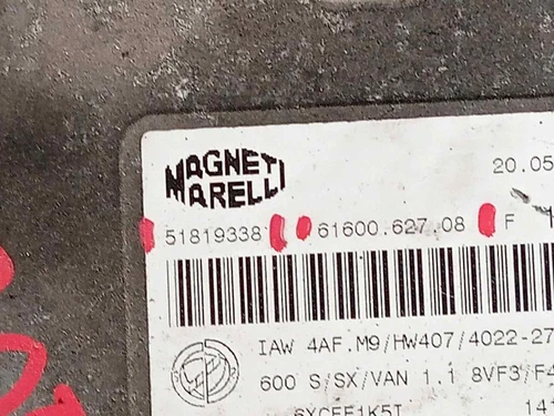 51819338 Centralita Motor Uce para FIAT SEICENTO (187) S 1998 518996 - Imagen 2 de 9