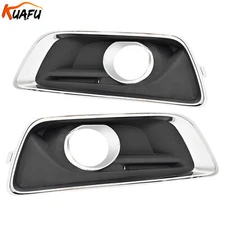 Pair Fog Light Trim Bezel Cover For Chevy Malibu 2013-2015 & Malibu Limited 2016