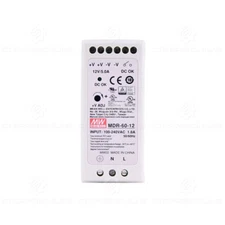 MEAN WELL MDR-60-12 AC to DC DIN-Rail Power Supply 12V 5 Amp 60W