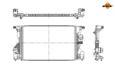 Ladeluftkühler NRF 309119 für Mercedes-Benz B-Klasse CLA
