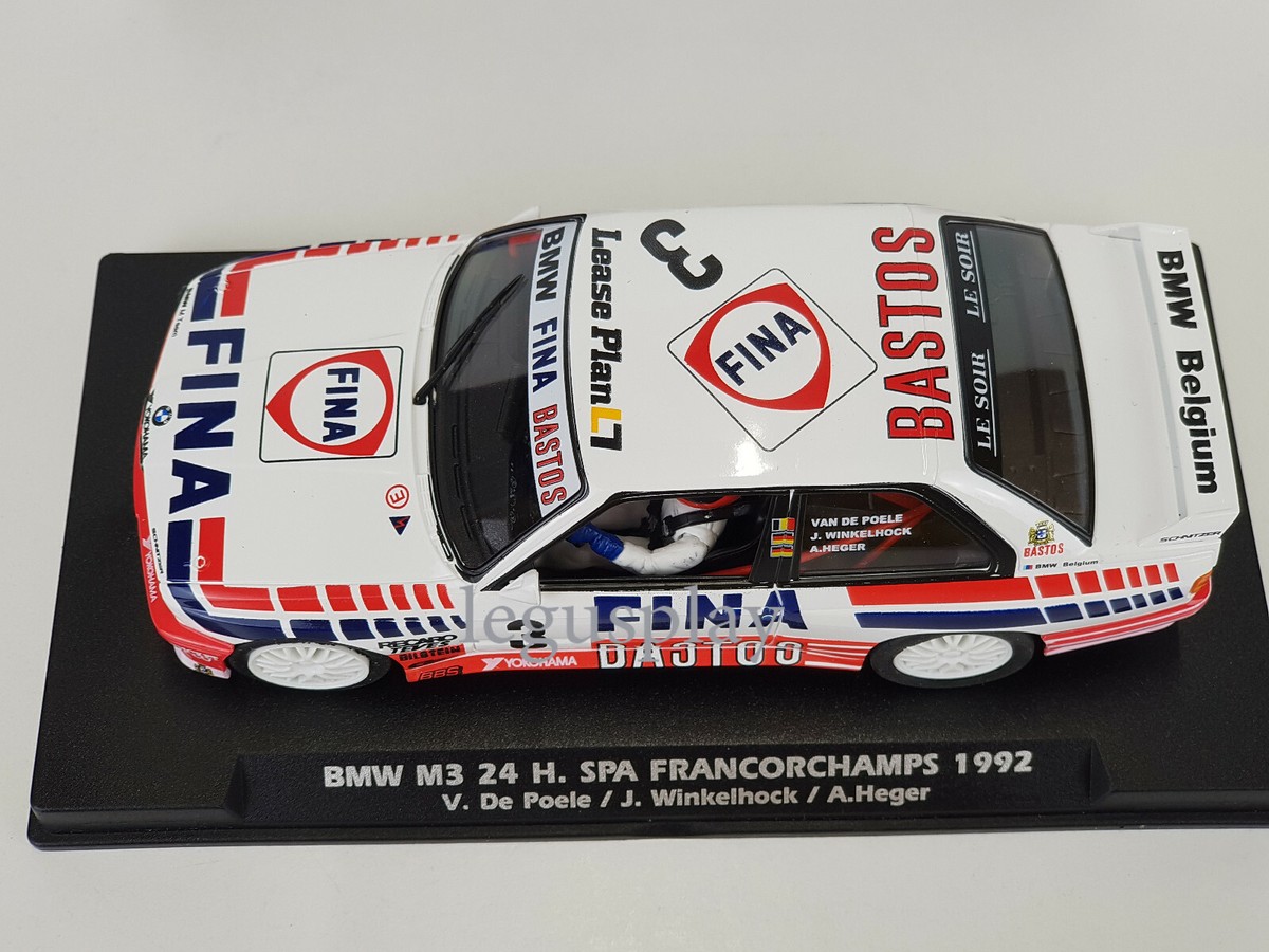 Miniature FLY BMW M3 #3 Fina Bastos - Spa Francorchamps 24h - Winkelhock/Heger/De Poêle
