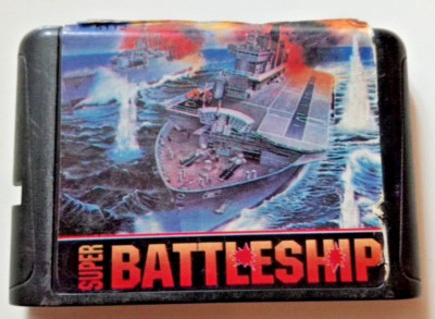 Super Battleship 16bit Video Game For Sega Mega Drive. TESTED