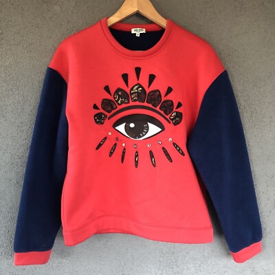 KENZO スウェット M Flower Eye Sweatshirt Kenzo Boke Flower crew-neck Sweatshirt | Blue | FARFETCH