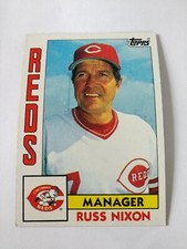 1984 Topps Russ Nixon . Cincinnati Reds #351