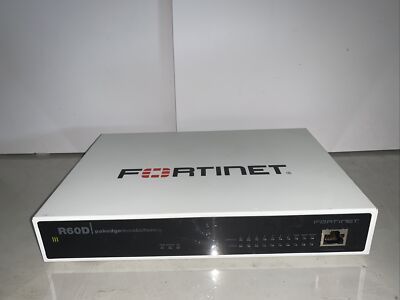 Fortinet FortiGate-60D Network Firewall; No Power Cord
