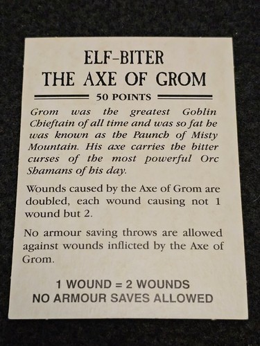GW English Warhammer Fantasy Battle Magic Deck Card Red Weapon "Only" - Bild 3 von 59