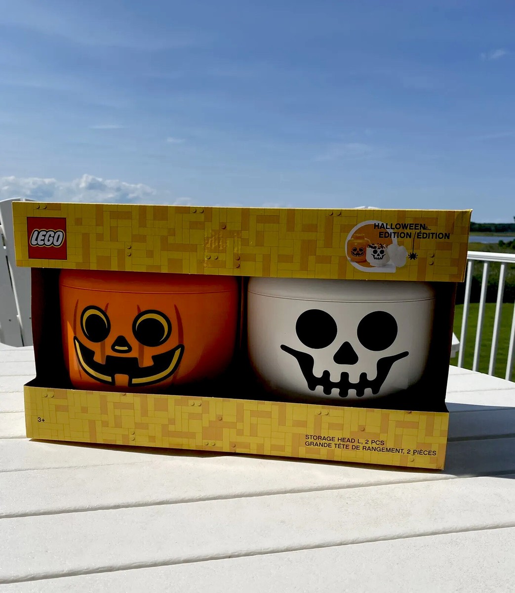 Lego Limited Halloween Edition Large Storage Heads Pumpkin