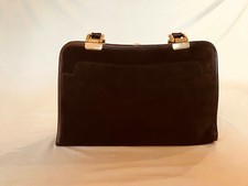 VINTAGE ORIGINAL 60s Suede Handbag