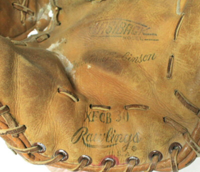 Vintage Rawlings Brooks Robinson XFCB 30 and GJ 59 Baseball Gloves