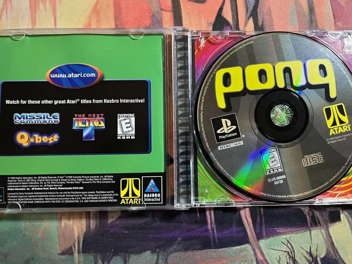 Pong The Next Level Sony PlayStation 1 PS1 1999 Complete