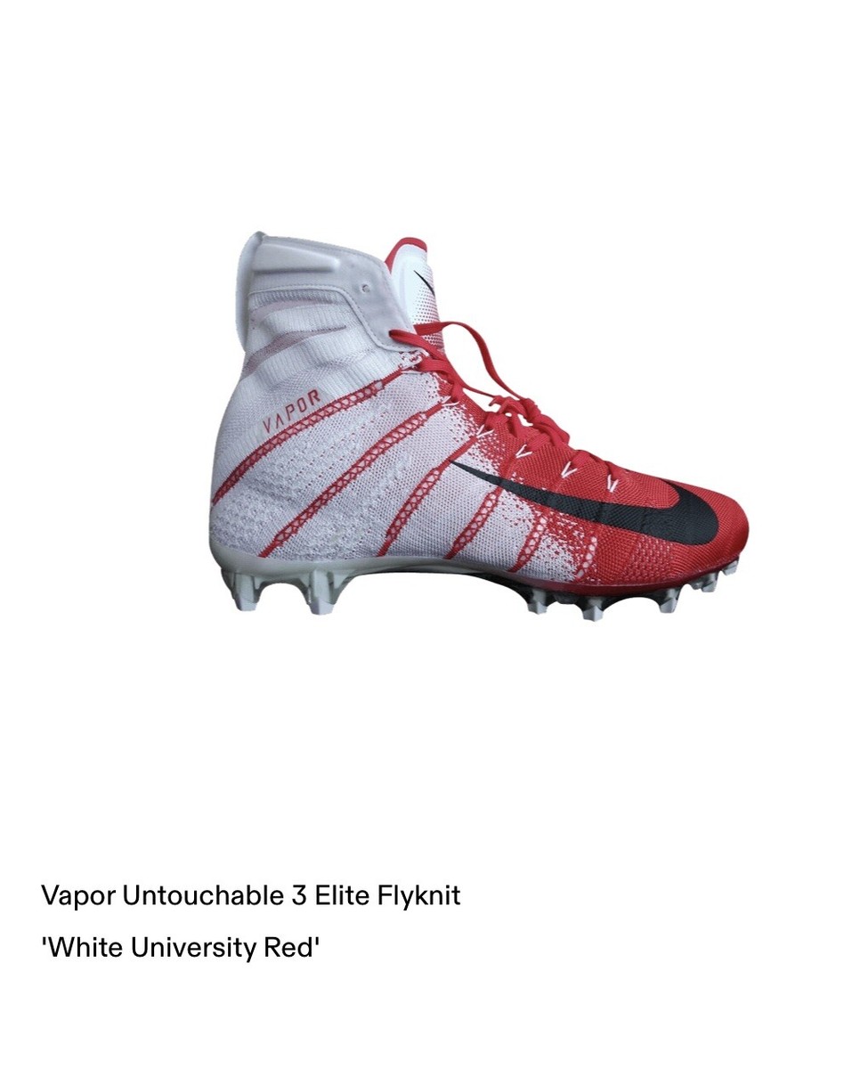 Nike Vapor Untouchable 3 Elite Football Cleats sz 15 New Red/White Flyknit s-l1200.jpg main image 2