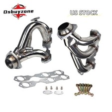 Fit 96-01 Chevy S10 Blazer Sonoma 4.3l V6 4wd Exhaust Manifold Headers Stainless