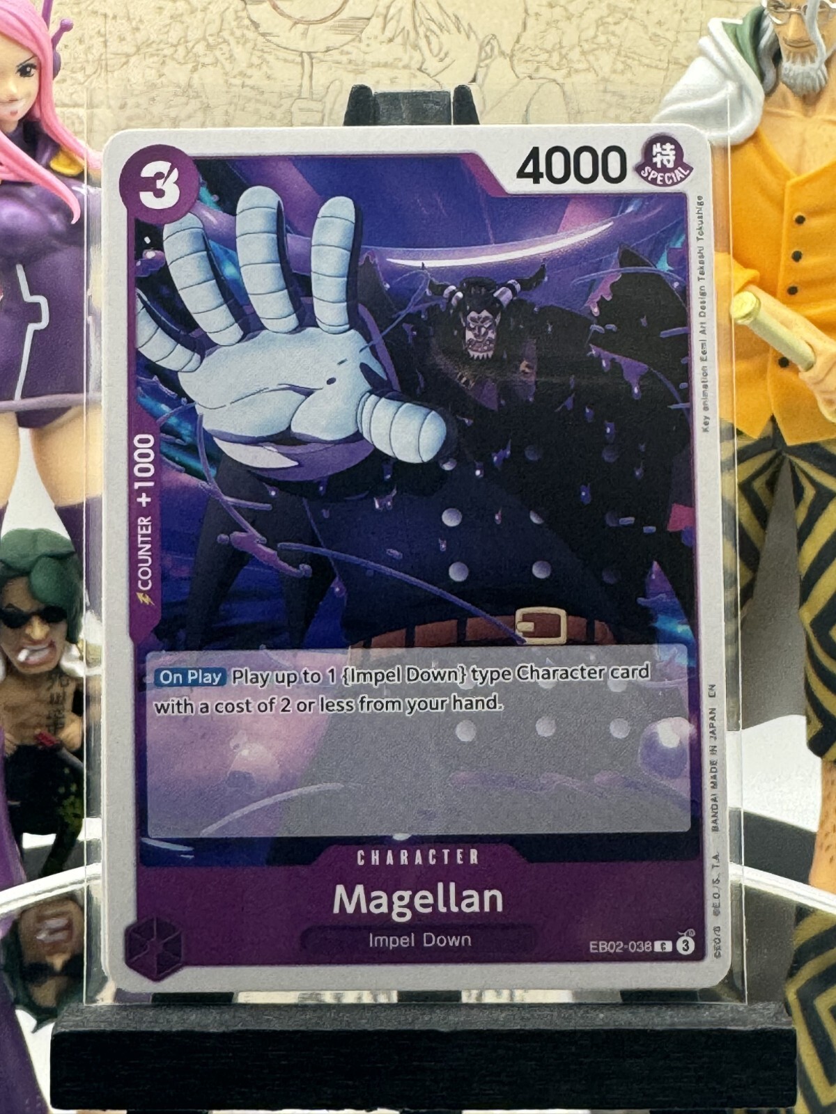 One Piece CG 4 Magellan EB02-038 Extra Booster Anime 25th Common!