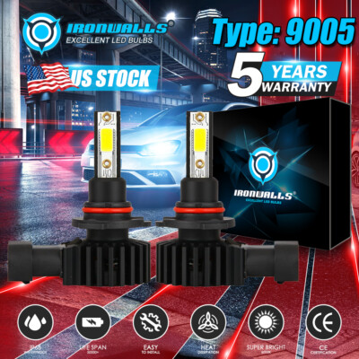 Coppia Lampade A LED Per Auto Moto H1 M3 6500K 55W Luce Bianca Art.119 - Foto 2