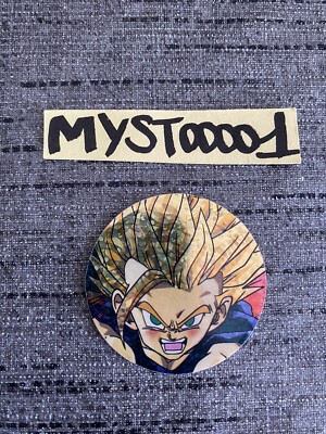 POG CAPS Dragon Ball Z Gohan Super Saiyan Prism Vintage Made In Taiwan GEBRAUCHT 