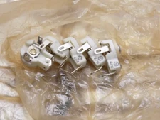 10x KPK-MP  4-15pF 450V Ceramic Trimmer Capacitor Silver plated USSR