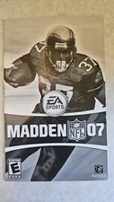 Madden NFL 07 Ps2 Instruction Manual Only, Item 594
