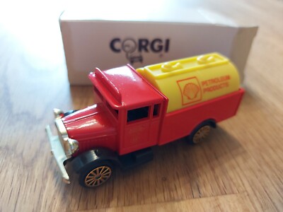 CORGI SHELL PETROLEUM MORRIS TRUCK DIE CAST MODEL Unused in Box Vintage Toy 