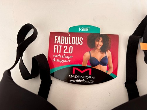 Maidenform T shirt bra size 32A 32DD 34DD 40DD NEW pad wire 7543 Fabulous Fit - Picture 2 of 7