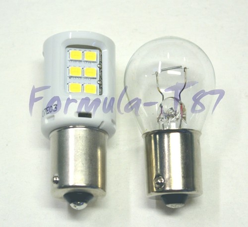 Philips Ultinon LED Light 1156 Red Two Bulbs High Mount Stop 3rd Brake Replace - Picture 7 of 12