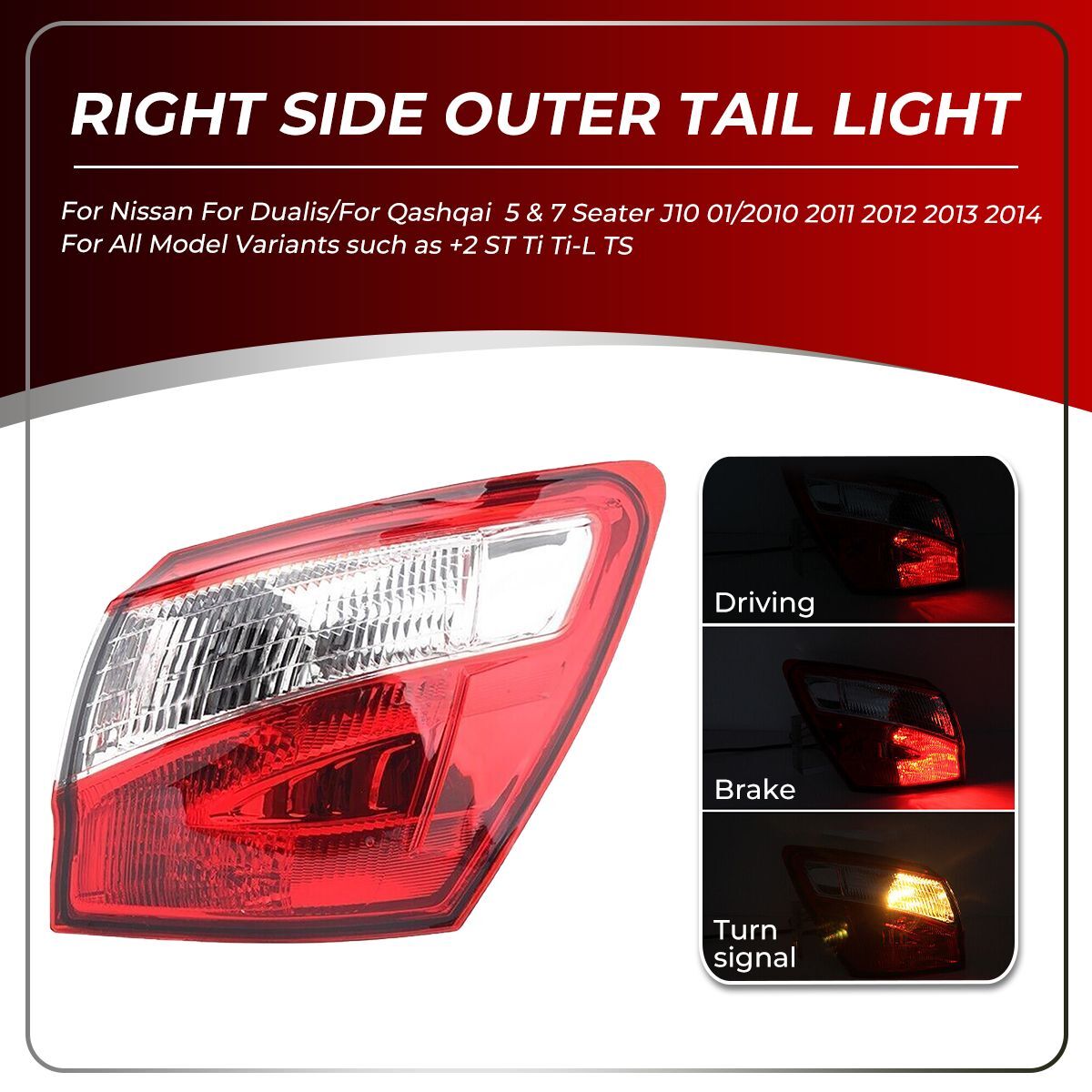 TYC 11-12679-01-2 Rücklicht Rechts ECE Geprüft TYC 11-12679-01-2