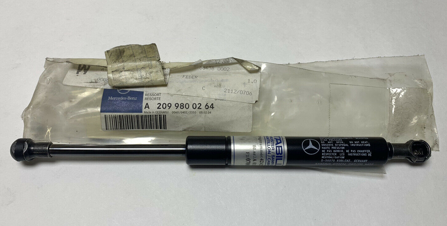 Neu MERCEDES-BENZ CLK C209 Kofferraumdeckel-Luftfeder A2099800264 Original