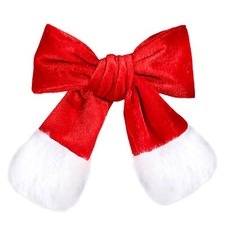 Christmas Hair Bows for Women Red Hair Bow Clips Velvet Hair Bow Christmas La...