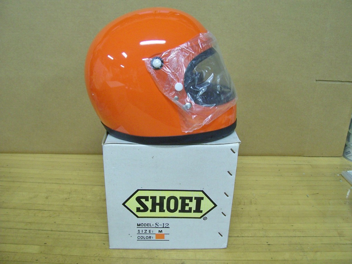 Vintage NOS Shoei S12 S 12 Motorcycle Full Face Helmet Medium