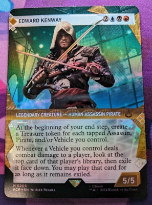 MTG Edward Kenway Textured Foil M0269 ACR EN Assassin's MTG Edward Kenway Textured Foil M0269 ACR EN Assassin's