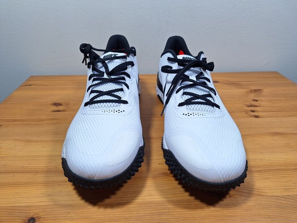 Nike Alpha Huarache Elite 3 Turf Mens 12.5 White Black Baseball Shoes CV3560-104 NIKE ALPHA HUARACHE ELITE 3 TURF BASEBALL SHOES SIZE 15  main image 3