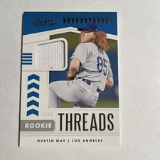 2020 Panini Absolute Rookie Threads Dustin May #RT-DU Rookie RC