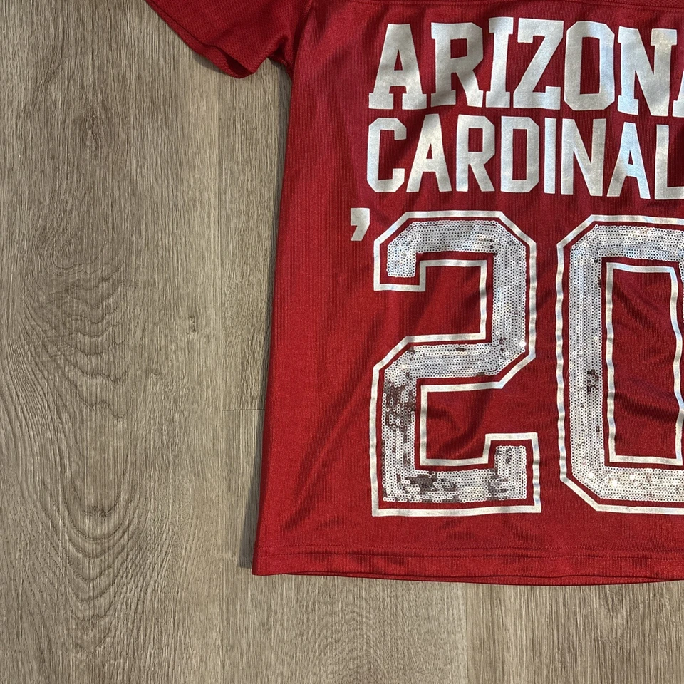 Camiseta de manga corta rosa Victoria Secret para mujer Arizona Cardinals roja XS #20 Foto 2 de 4