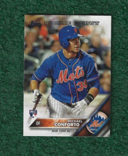 MICHAEL CONFORTO - 2016 TOPPS UPDATE ROOKIE DEBUT ROOKIE CARD #US43 METS - CUBS. rookie card picture