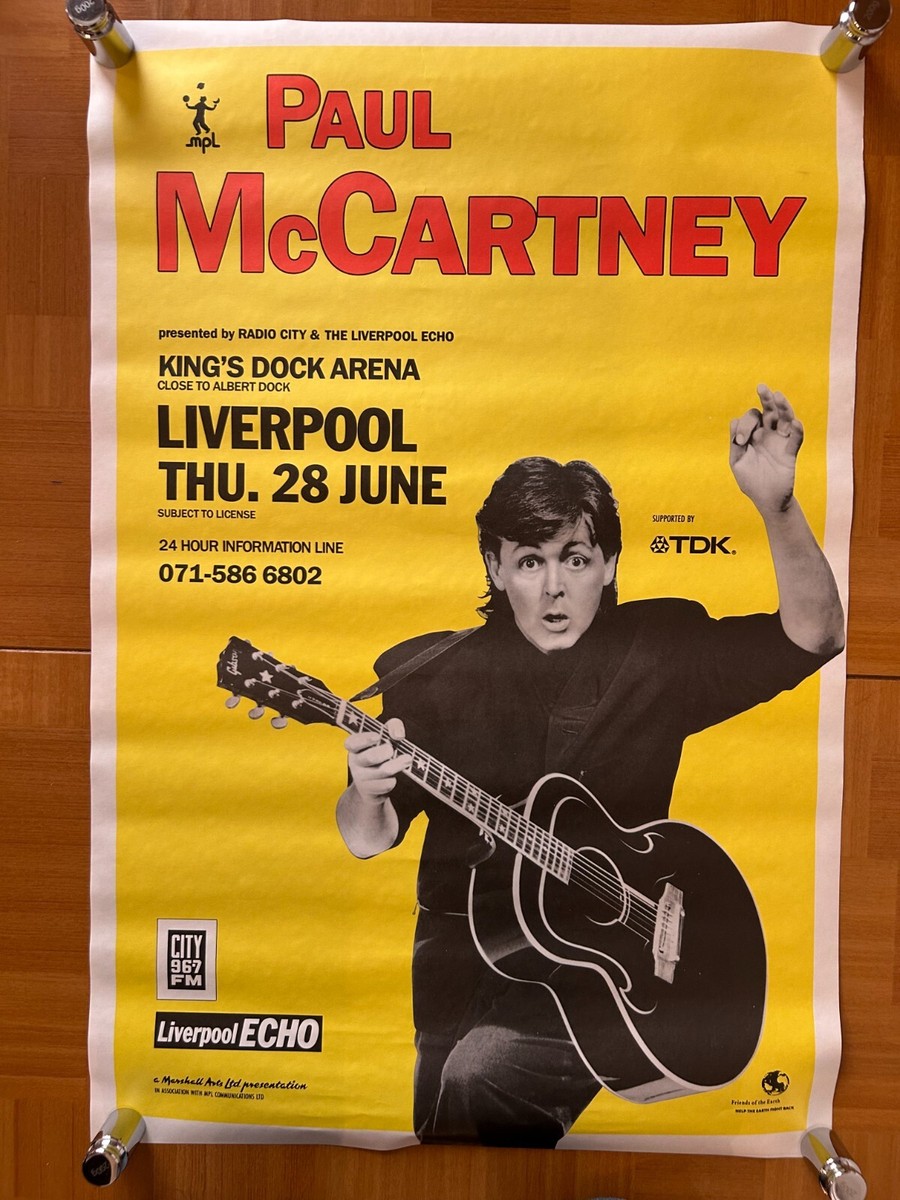 Paul McCartney / Liverpool Kings Dock Concert 1990 Original Gig