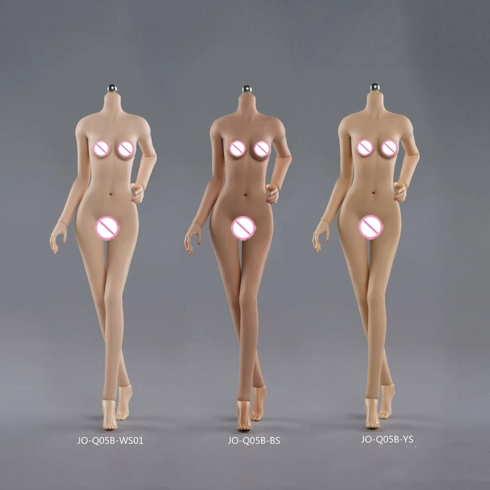 1/6 JIAOU DOLL JO-Q05B-YS Tan Small Breast Young Girl Female Action Figure Body Foto 2 de 2