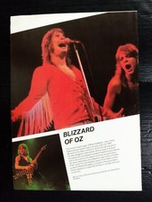 Ozzy Osbourne VINTAGE THAILAND ONLY 1 COLOR PAGE MEGA RARE!!!
