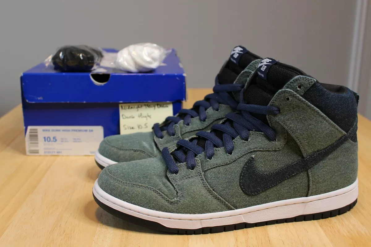 Nike dunk cheap hi denim