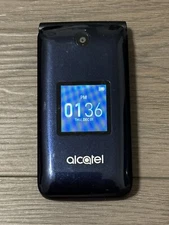 Alcatel 4044W Go Flip Blue T-Mobile Locked 4G Phone Shipped In Unoriginal Box