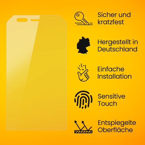 atFoliX 3x Panzerfolie für Caterpillar CAT S30 Schutzfolie matt&stoßfest Folie - Bild 3 von 8